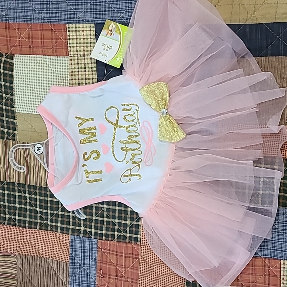 Birthday dog dress
